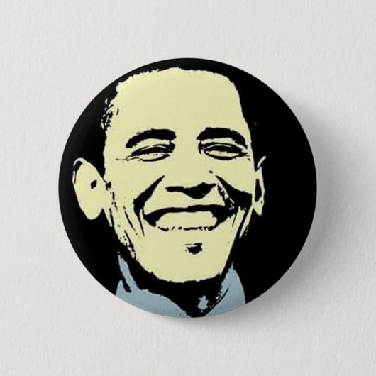 Barack Obama Kunst Button (Vorderseite)