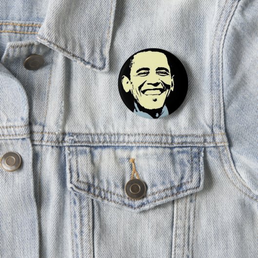 Barack Obama Kunst Button (Beispiel)