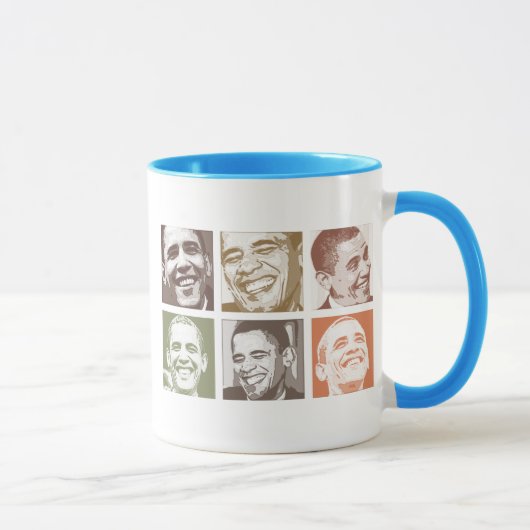 Barack Obama Lächeln Tasse (Rechts)