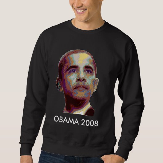 Barack Obama lange Hülse Sweatshirt (Vorderseite)
