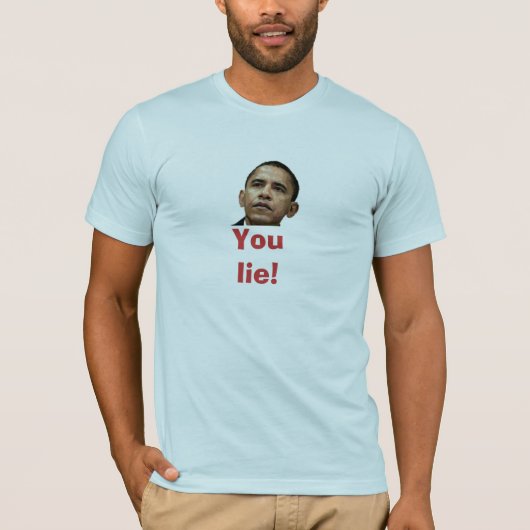 Barack Obama liegen Sie T - Shirt (Vorderseite)