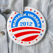 Barack Obama Logo 2012-Diamond-Muster Textur Button (Beispiel)