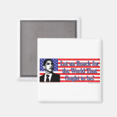 Barack Obama Magnet (Vorderseite/Rückseite)