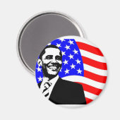 Barack Obama Magnet (Vorderseite/Rückseite)