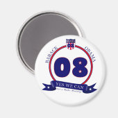 Barack Obama Magnet (Vorderseite/Rückseite)