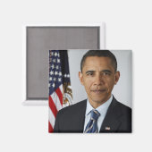 Barack Obama Magnet (Vorderseite/Rückseite)