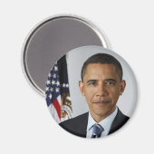 Barack Obama Magnet (Vorderseite/Rückseite)