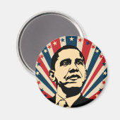 Barack Obama Magnet (Vorderseite/Rückseite)