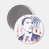 Barack Obama Magnets Magnet (Vorderseite/Rückseite)