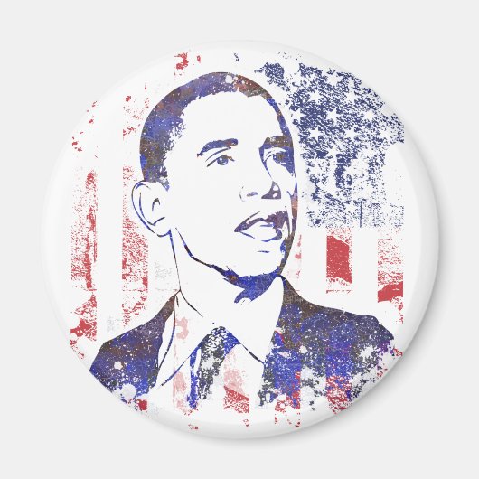 Barack Obama Magnets Magnet (Vorne)