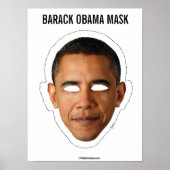 Barack Obama Mask Cutout Poster (Vorne)
