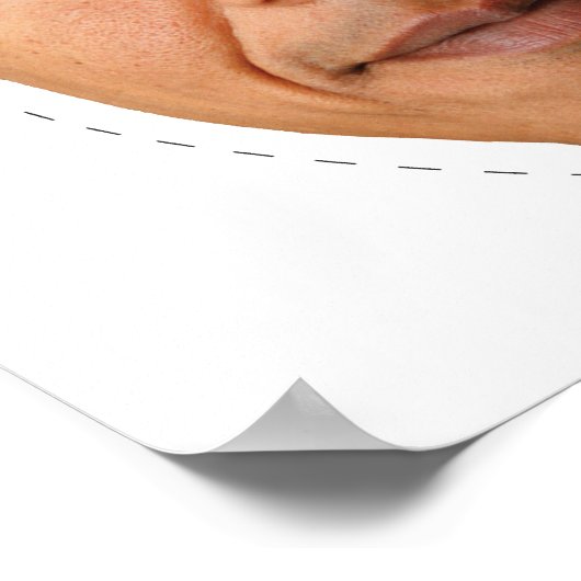 Barack Obama Mask Poster (Ecke)