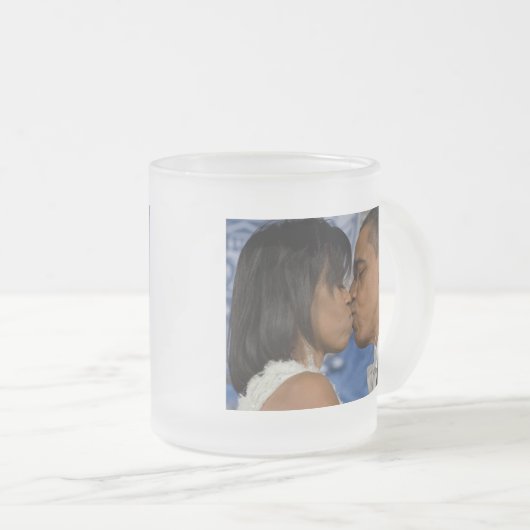 Barack Obama Mattglastasse (VorderseiteRechts)