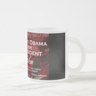Barack Obama mattierte Tasse