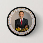 Barack Obama Mein Präsident Button (Vorderseite)
