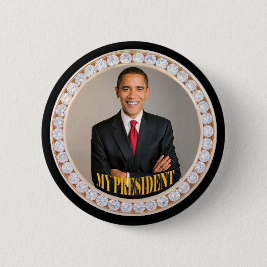 Barack Obama Mein Präsident Button (Vorderseite)