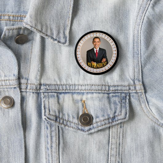 Barack Obama Mein Präsident Button (Beispiel)