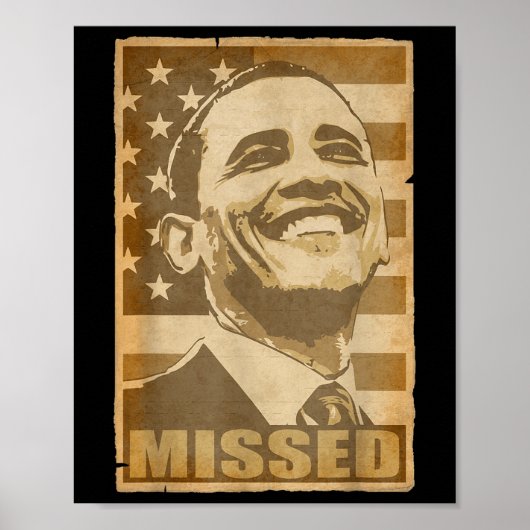 Barack Obama Missed Torn Poster (Vorne)