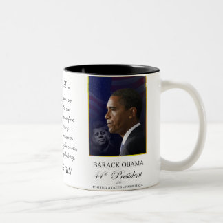 Barack Obama mit John F. Kennedy - Tasse