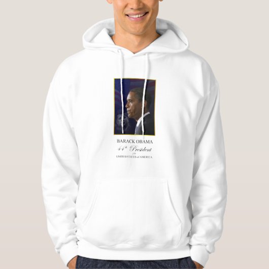 Barack Obama - mit Kapuze Schweiss-Shirt Hoodie (Vorderseite)