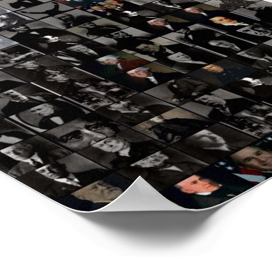 BARACK OBAMA Montage Poster (Ecke)