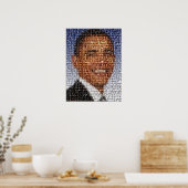 BARACK OBAMA Montage Poster (Küche)