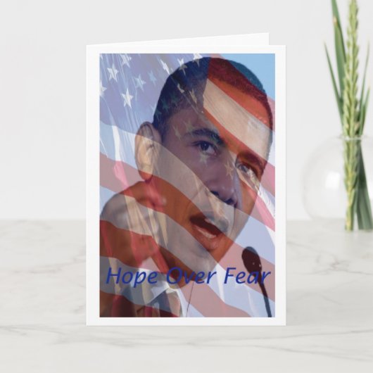 BARACK OBAMA MOTIVIERT! KARTE (Vorderseite)