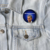 Barack Obama: Noch mein Präsident Button (Beispiel)