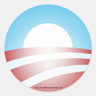 Barack Obama "O"-Aufkleber Runder Aufkleber