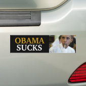 BARACK OBAMA - OBAMA IST ZUM KOTZEN AUTOAUFKLEBER (Auf Auto)