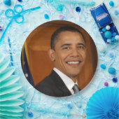 Barack Obama Offiziell Portrait Pappteller (Party)