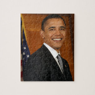 Barack Obama Offizielles Portrait Puzzle