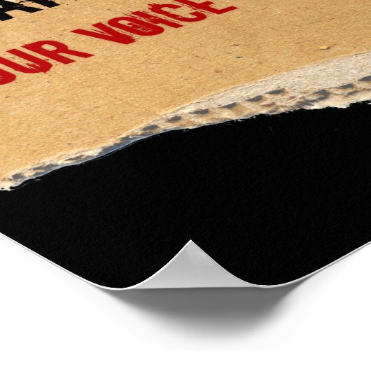 BARACK OBAMA-ONE VOICE POSTER B2 (Ecke)