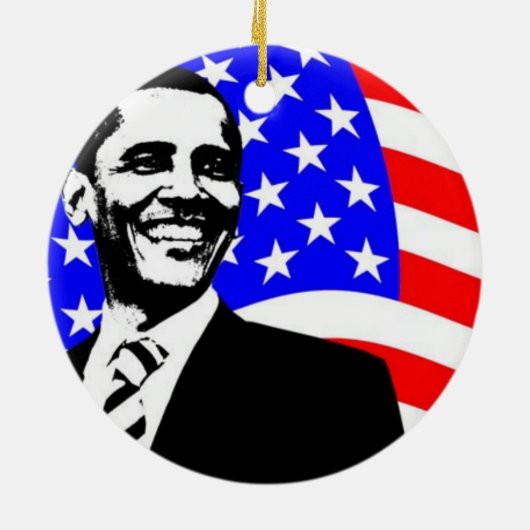 Barack Obama Ornament (Hinten)