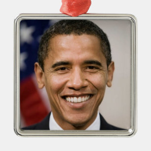 Barack Obama Ornament Aus Metall