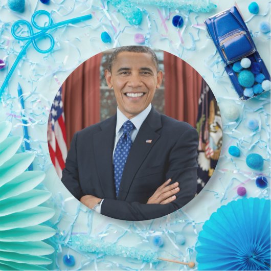 Barack Obama Pappteller (Party)