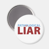 Barack Obama: Pathologischer Lügner Magnet (Vorderseite/Rückseite)