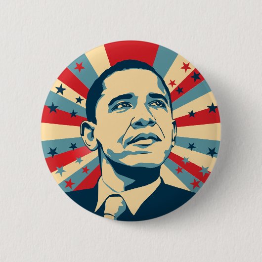 Barack Obama Pinback Button (Vorderseite)