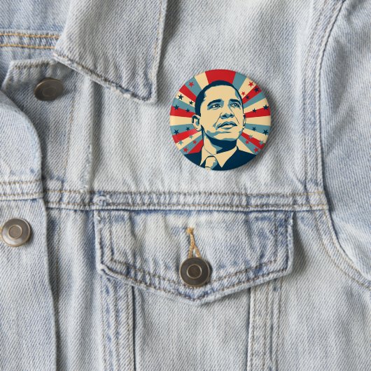 Barack Obama Pinback Button (Beispiel)