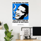 Barack Obama Politik Satire Poster (Heimbüro)
