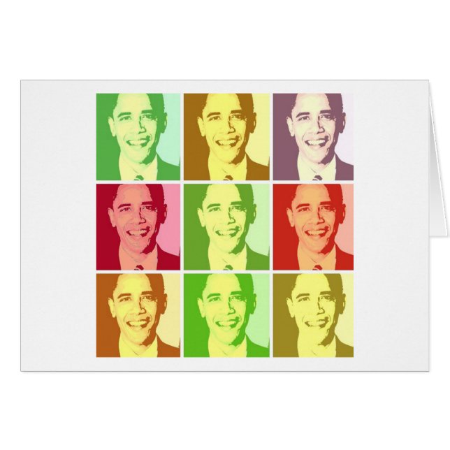 Barack Obama Pop Art (Vorderseite (Horizontal))