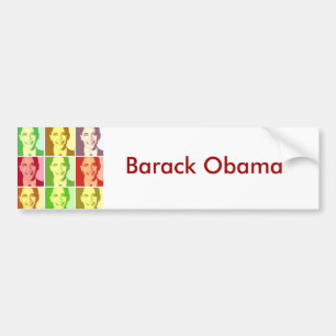Barack Obama Pop Art Autoaufkleber
