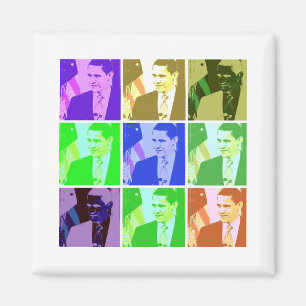 Barack Obama Pop Art Magnet