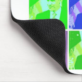 Barack Obama Pop Art Mousepad (Ecke)