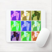 Barack Obama Pop Art Mousepad (Mit Mouse)