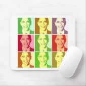 Barack Obama Pop Art Mousepad (Mit Mouse)