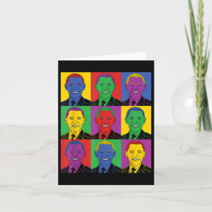 Barack Obama Pop Art - Vintage History T-Shirt Karte