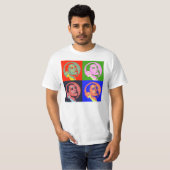 Barack Obama Pop-Kunst-T-Shirt T-Shirt (Vorne ganz)