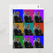 Barack Obama POPART . T - Shirt und Geschenke Postkarte (Vorne/Hinten)