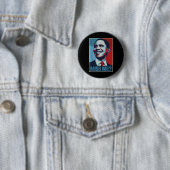 Barack Obama Portrait Miss Me Zitat Liberaldemokra Button (Beispiel)